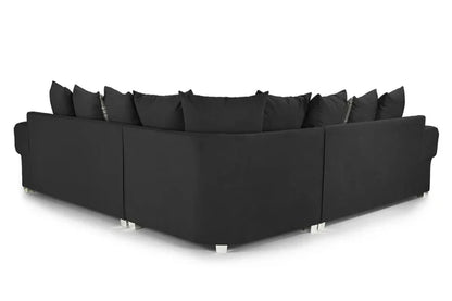 Verona Chester Fields 5 Seater Luxurious Fabric Sofa