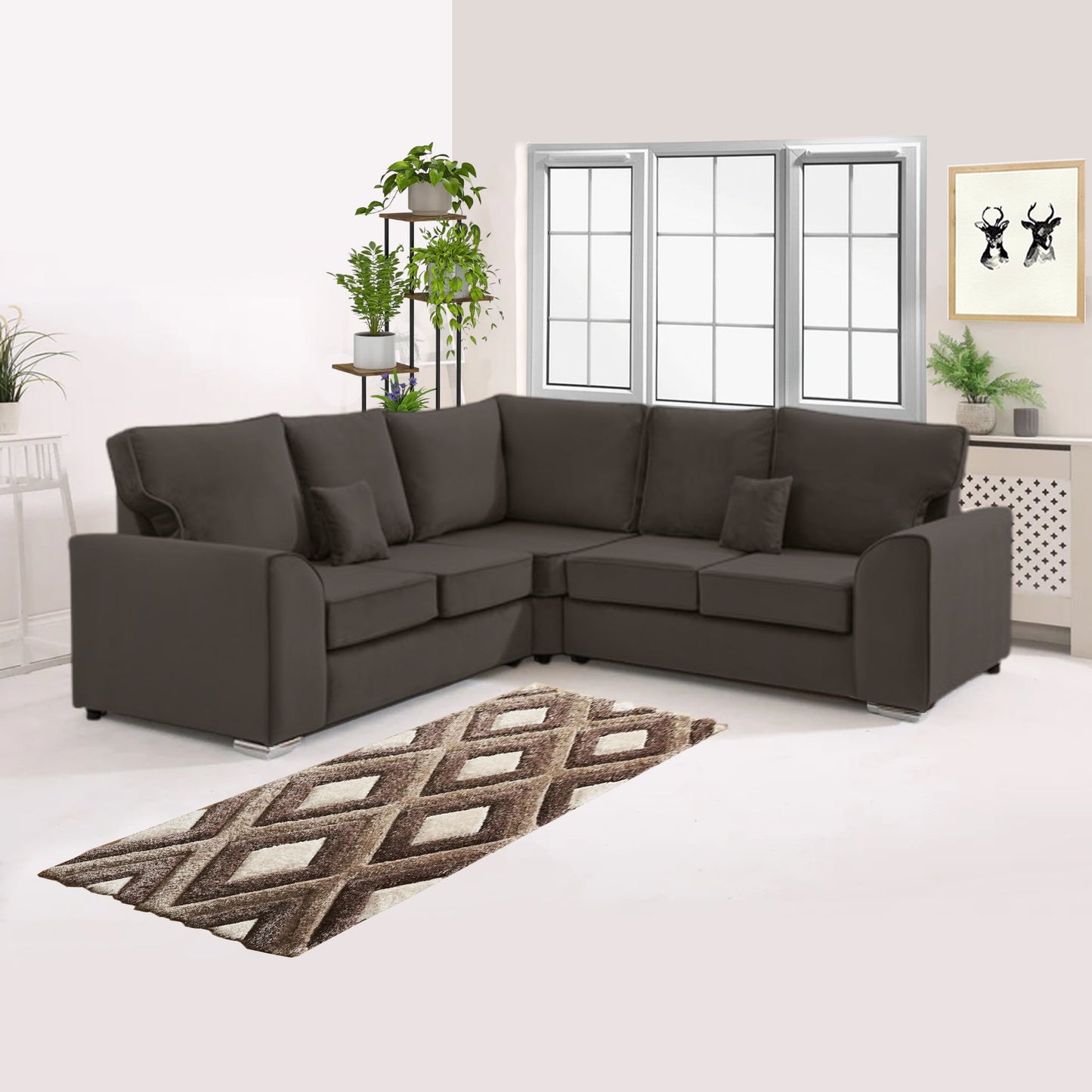 Dylan Dual Arm High Back 5 Seater Sofa